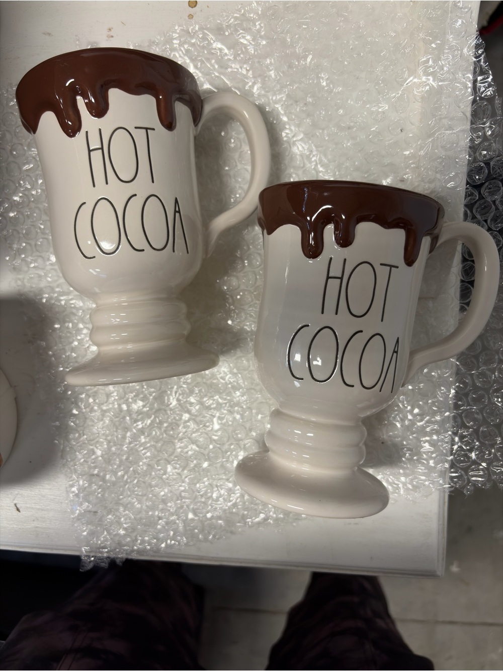 Rae Dunn Hot Cocoa Mugs Set of 2